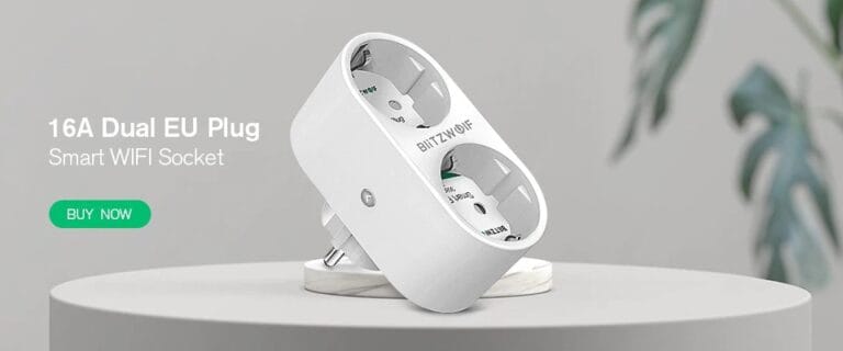 Смарт контакт BlitzWolf BW-SHP7 с две гнезда