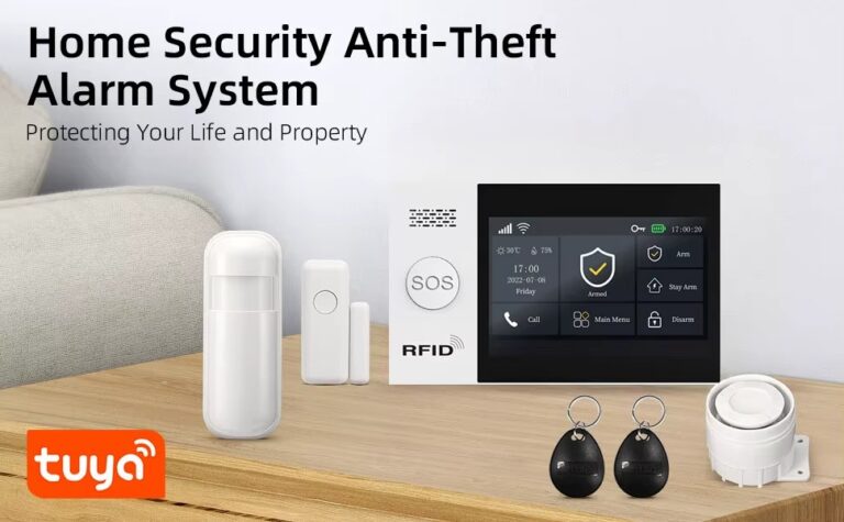 Tuya PG-107 Wi-Fi алармена система с тъч дисплей и GSM