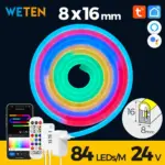 Tuya Wi-Fi RGBIC неонова LED лента